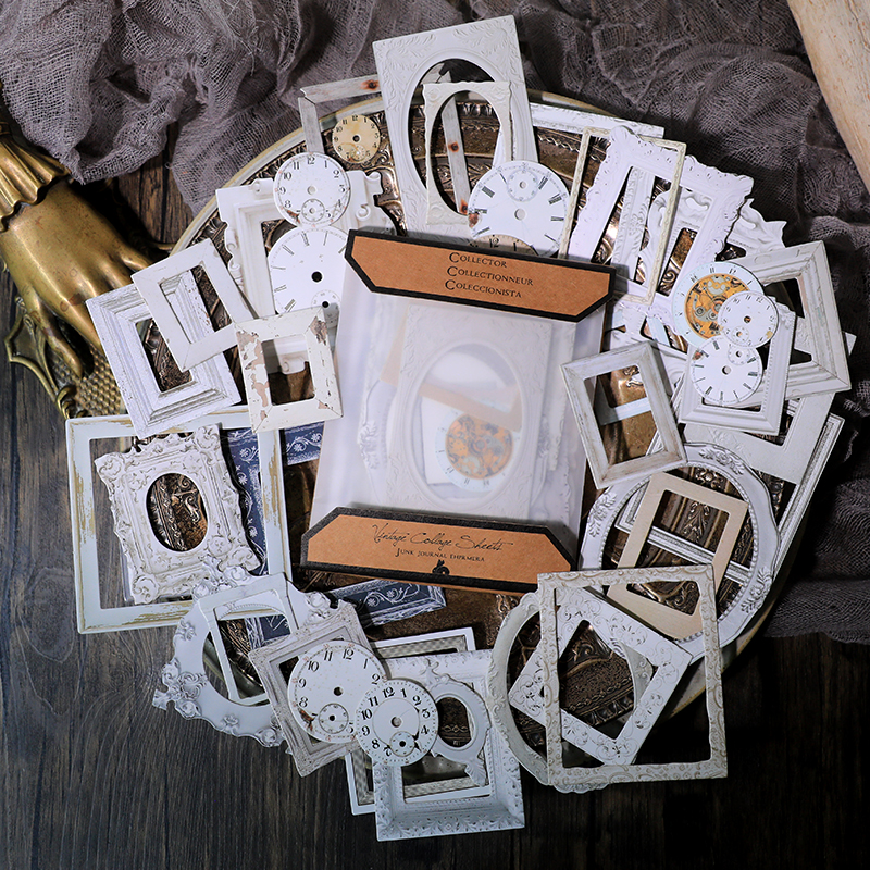 32pcs Vintage Embossed Photo F – Engraved Wood Frame Bewertung und Preis