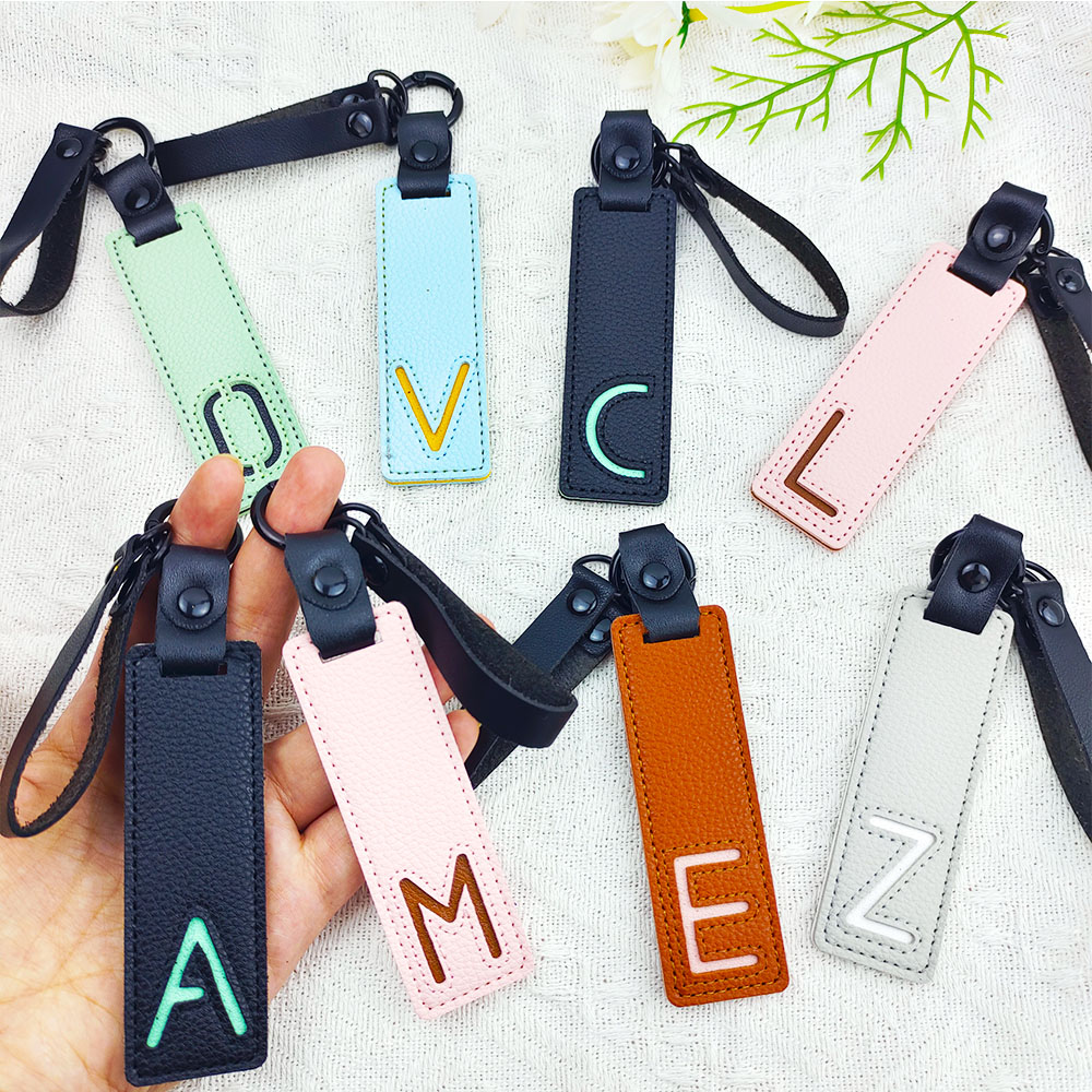 Classic Pu Leather Keychain A- – Monogram Keychain Leather Bewertung und Preis