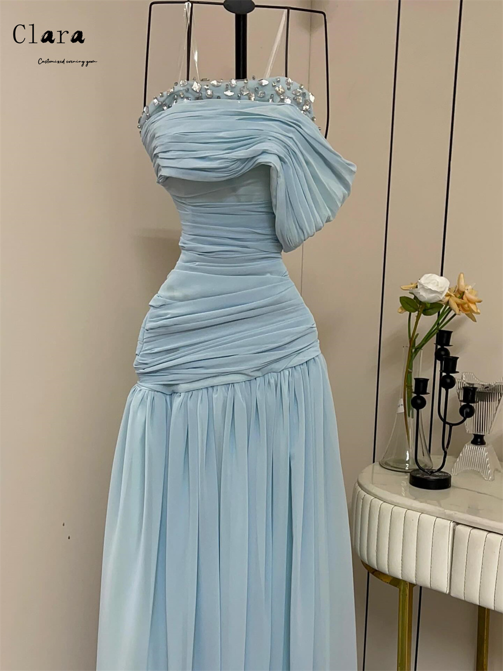 Clara Custom Sky Blue A-line S – Custom Night Sky Bewertung und Preis