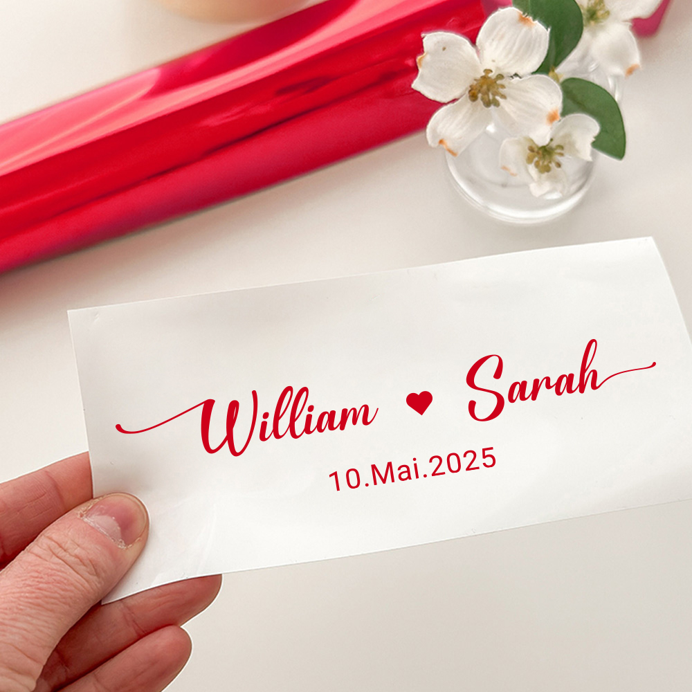 Custom Name Decals for Wedding – Personalized Name Box Bewertung und Preis