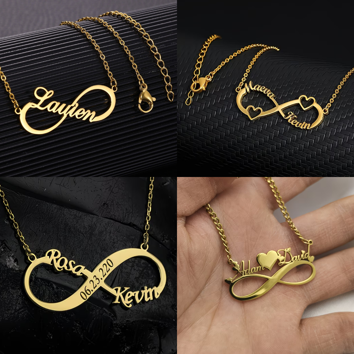 Custom Name Infinity Necklaces – Name Necklace Custom Bewertung und Preis