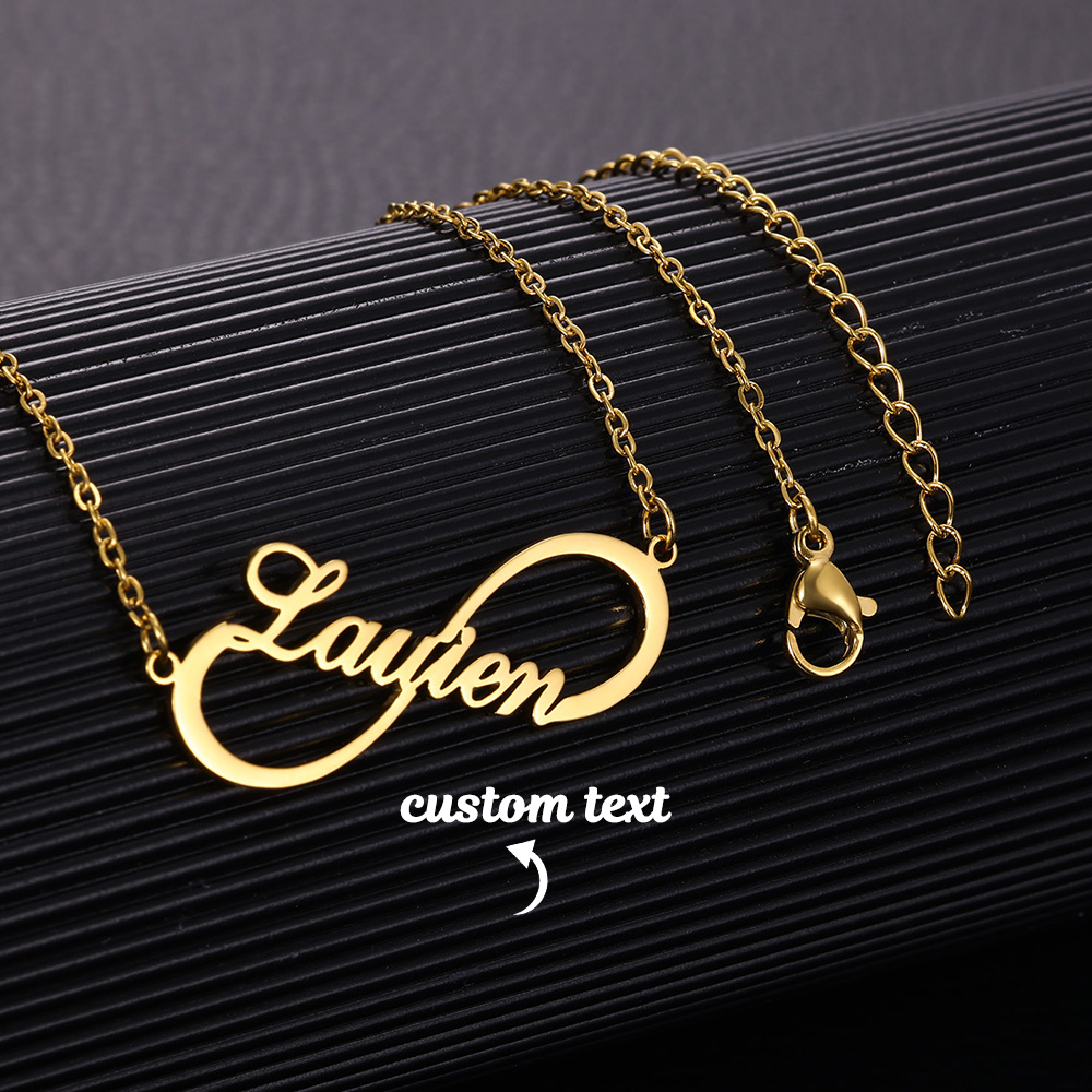 Custom Name Infinity Necklaces – Name Necklace Custom Bewertung und Preis