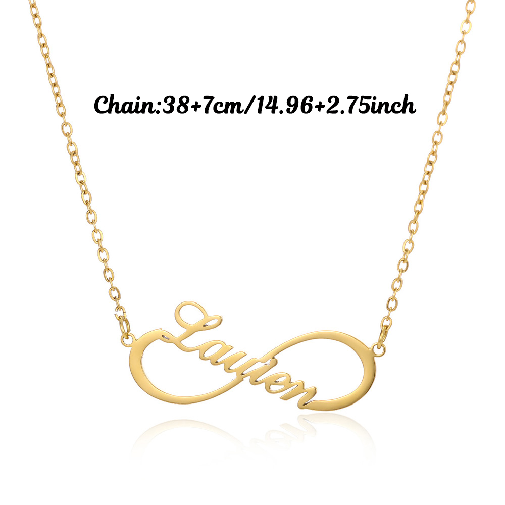 Custom Name Infinity Necklaces – Name Necklace Custom Bewertung und Preis