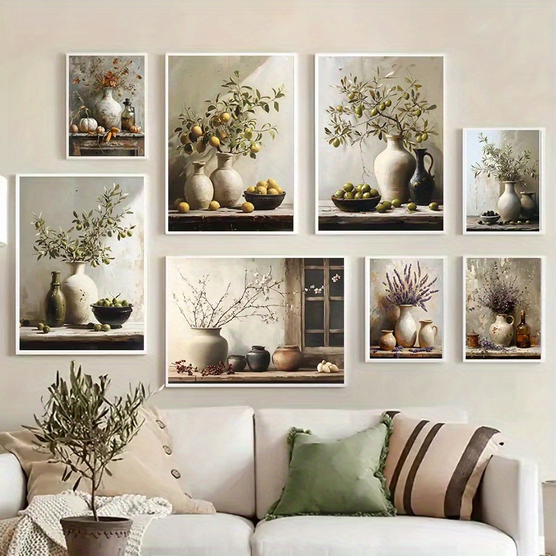 1pc Frameless  Retro Still Lif – Family Tree Print Bewertung und Preis