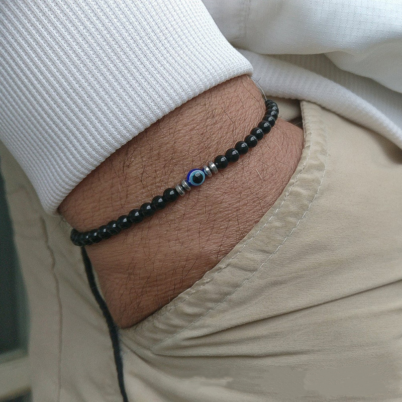 Trendy 4mm Obsidian Hematite N – Coordinates Bracelet Bewertung und Preis