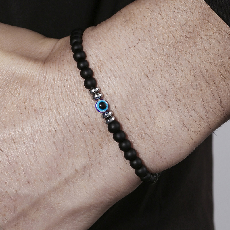 Trendy 4mm Obsidian Hematite N – Coordinates Bracelet Bewertung und Preis