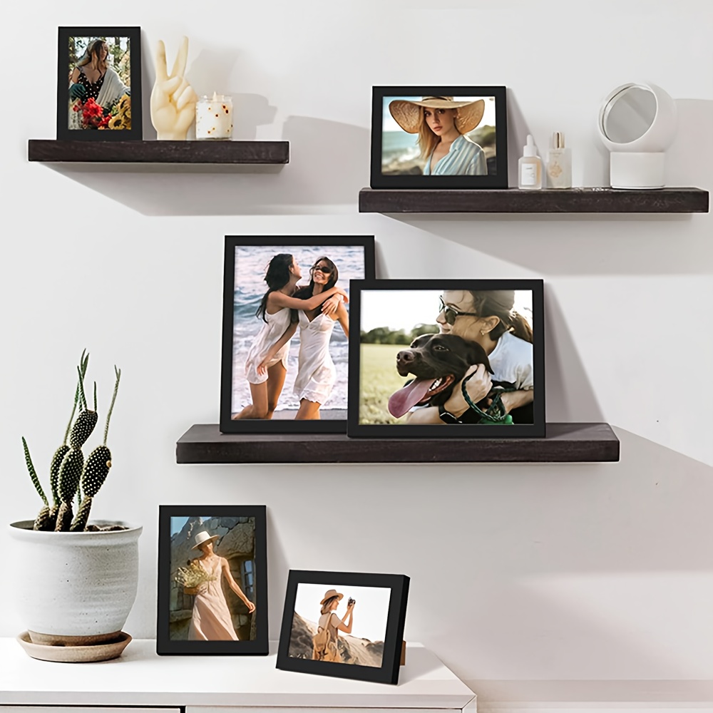 5-Piece Set A4 Black Wooden Ph – Engraved Wood Frame Bewertung und Preis