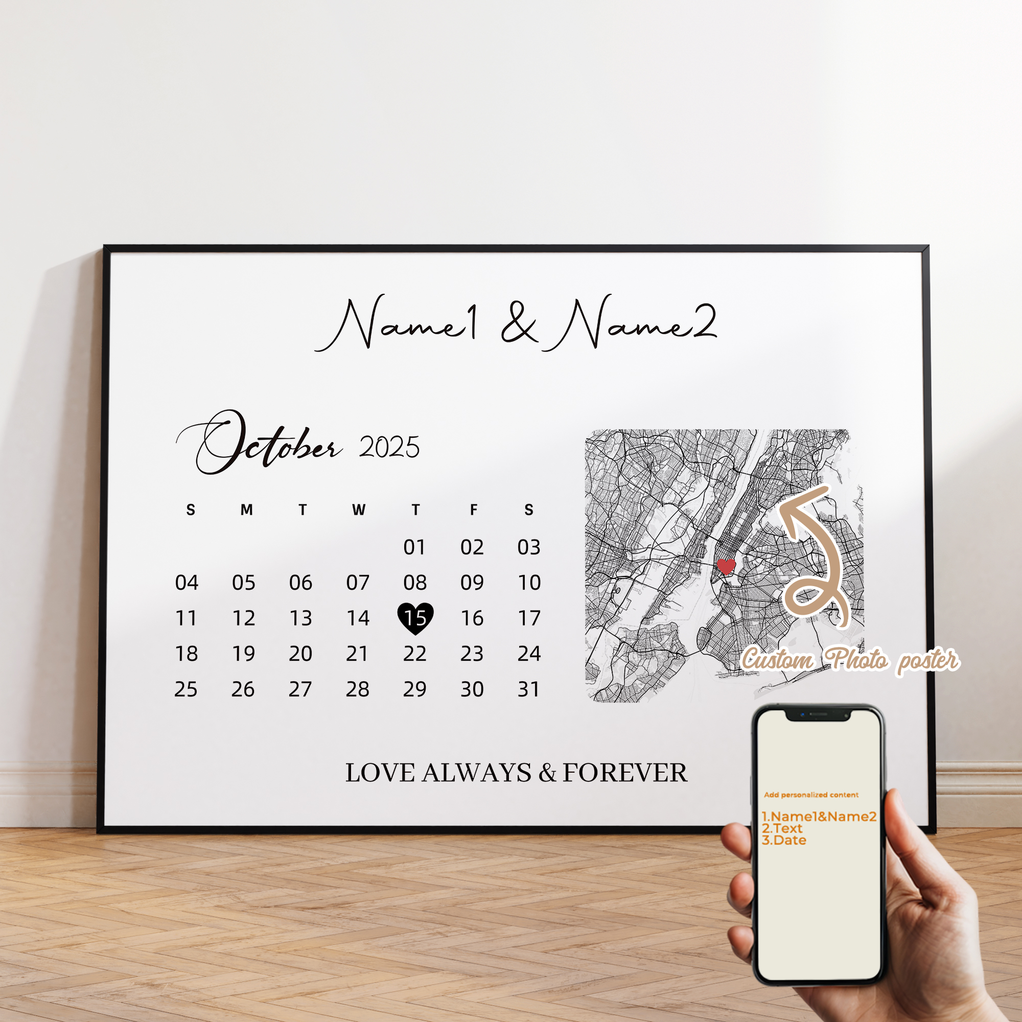 Modern Custom Personalized Cou – Custom Star Map Bewertung und Preis