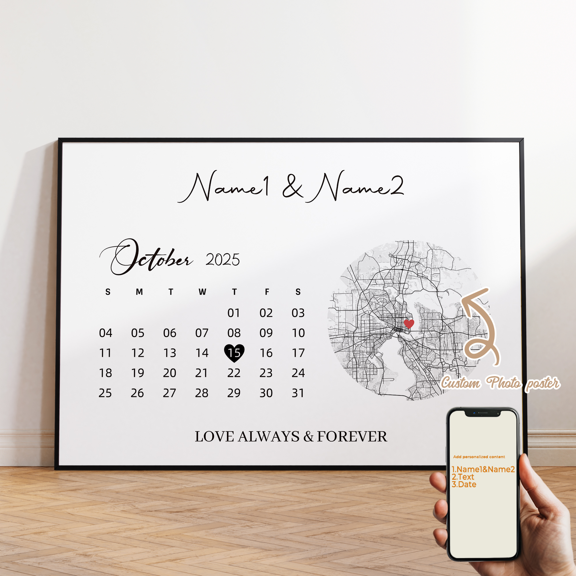 Modern Custom Personalized Cou – Custom Star Map Bewertung und Preis