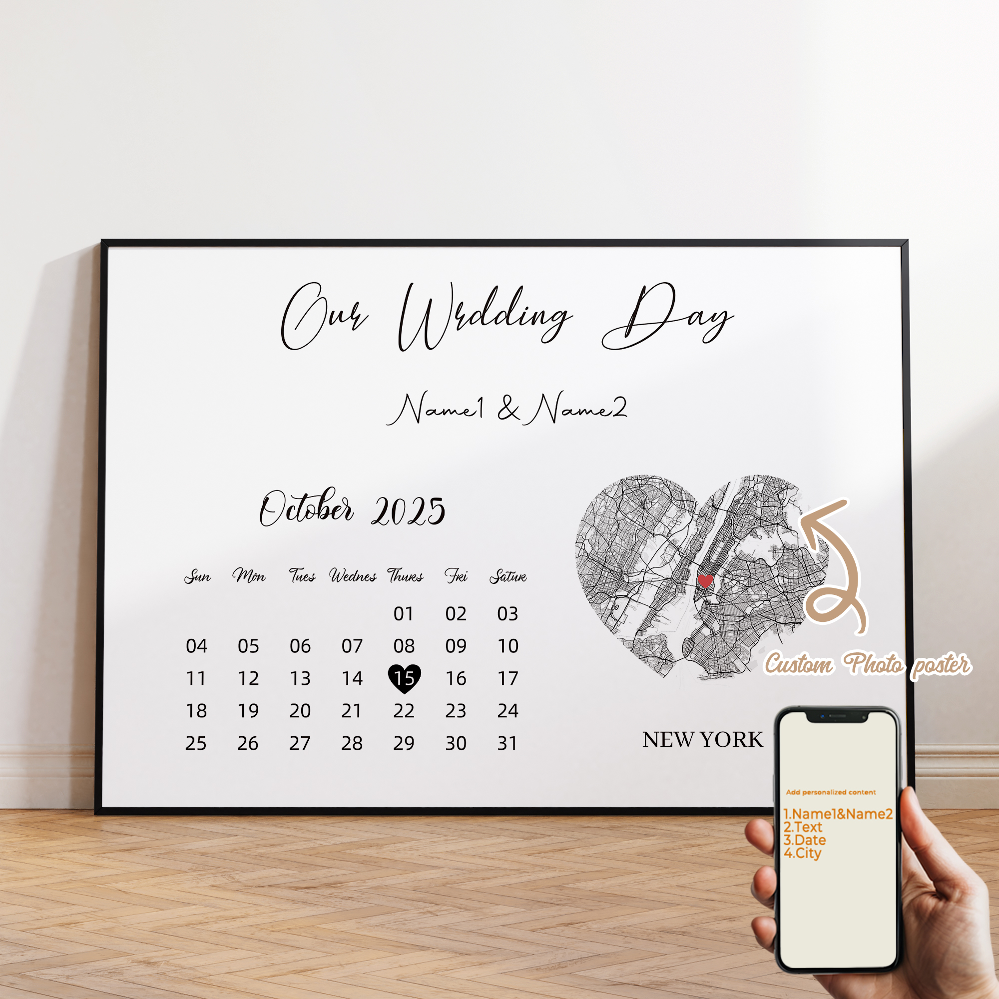 Modern Custom Personalized Cou – Custom Star Map Bewertung und Preis