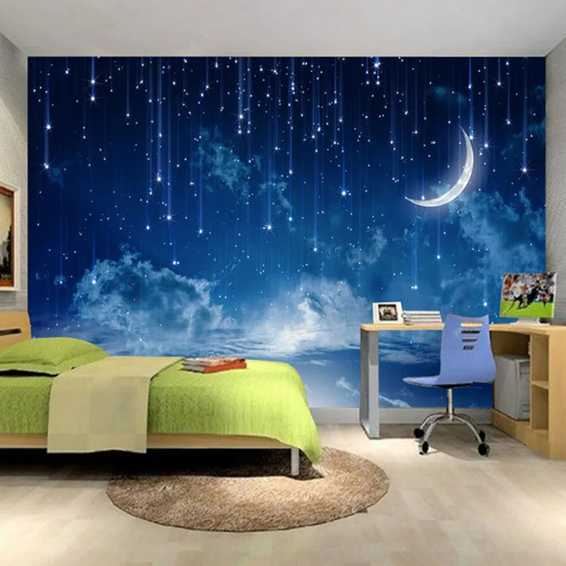 Mural Wallpaper Custom Blue Ni – Custom Night Sky Bewertung und Preis