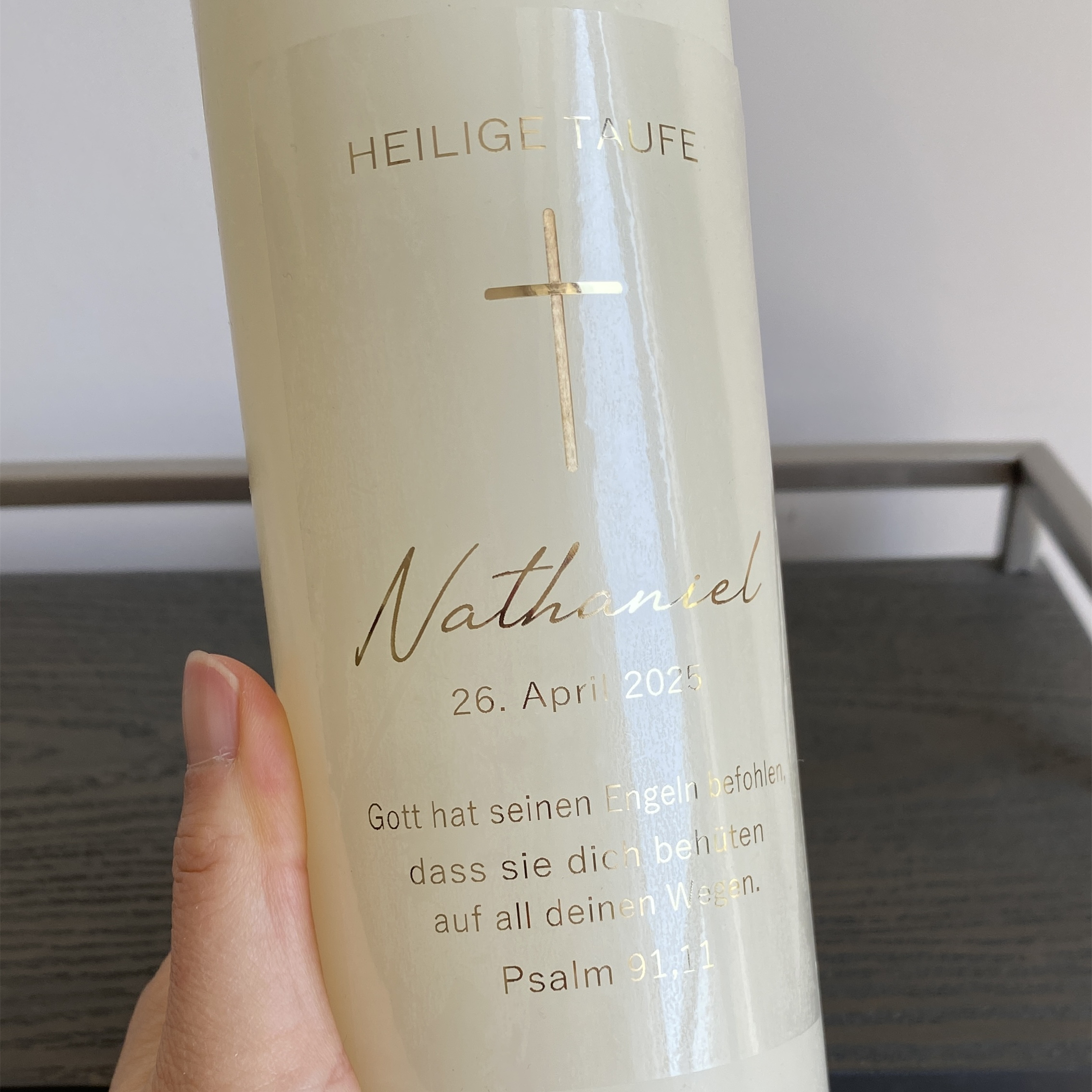 Personalized My Holy Baptism C – Personalised Candle Label Bewertung und Preis