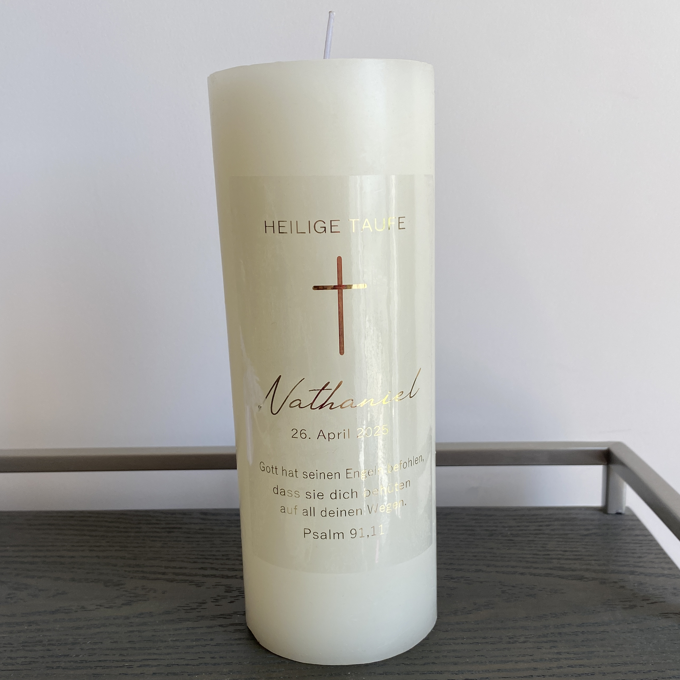 Personalized My Holy Baptism C – Personalised Candle Label Bewertung und Preis