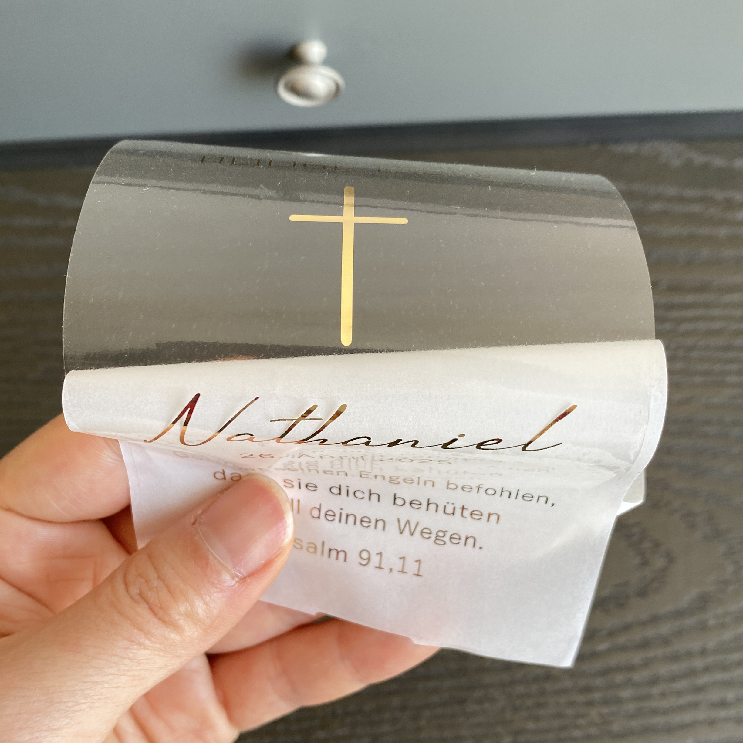 Personalized My Holy Baptism C – Personalised Candle Label Bewertung und Preis