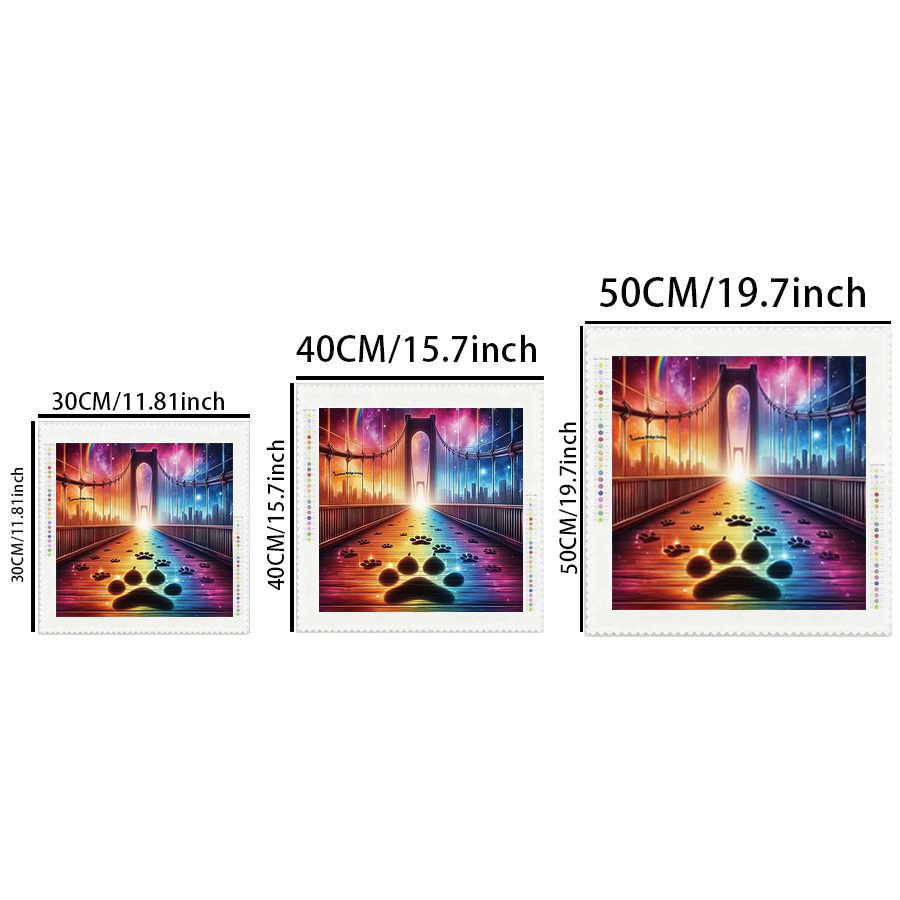 1 piece - 5D-DIY - Flocking cl – Photo Mosaic Print Bewertung und Preis