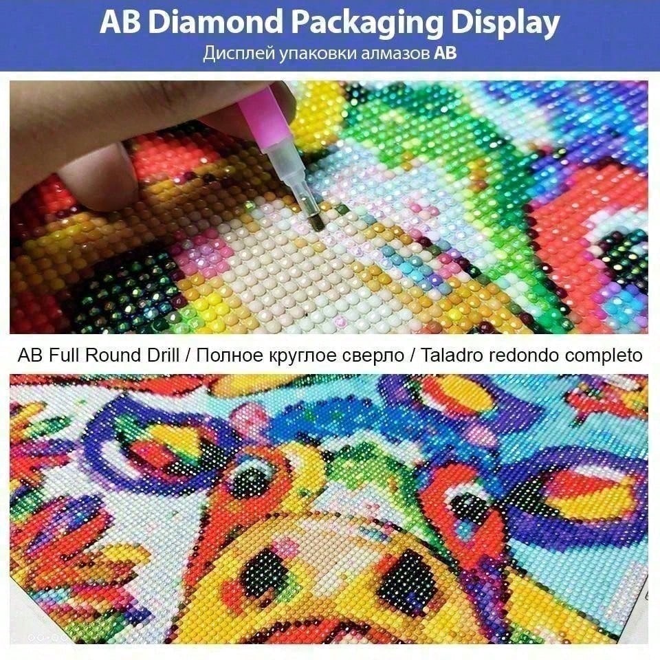 1 piece - 5D-DIY - Flocking cl – Photo Mosaic Print Bewertung und Preis