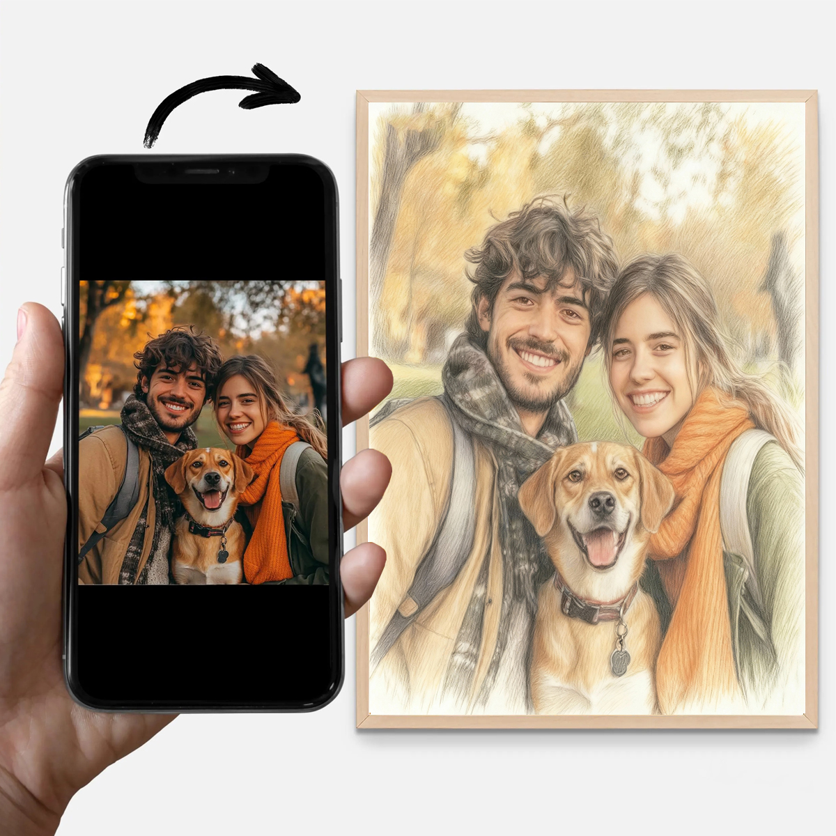 Personalized Custom Colored Pe – Pet Portrait Custom Bewertung und Preis