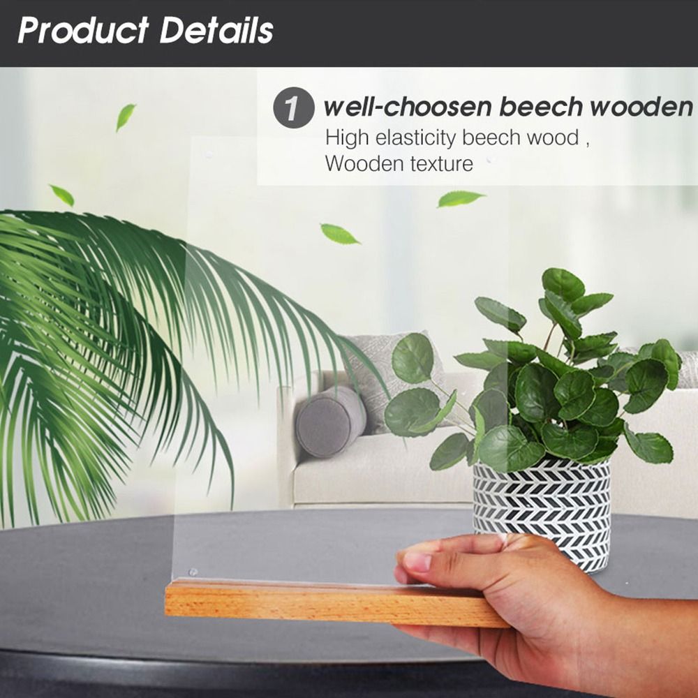 Durable Acrylic Table Top Sign – Engraved Wood Frame Bewertung und Preis