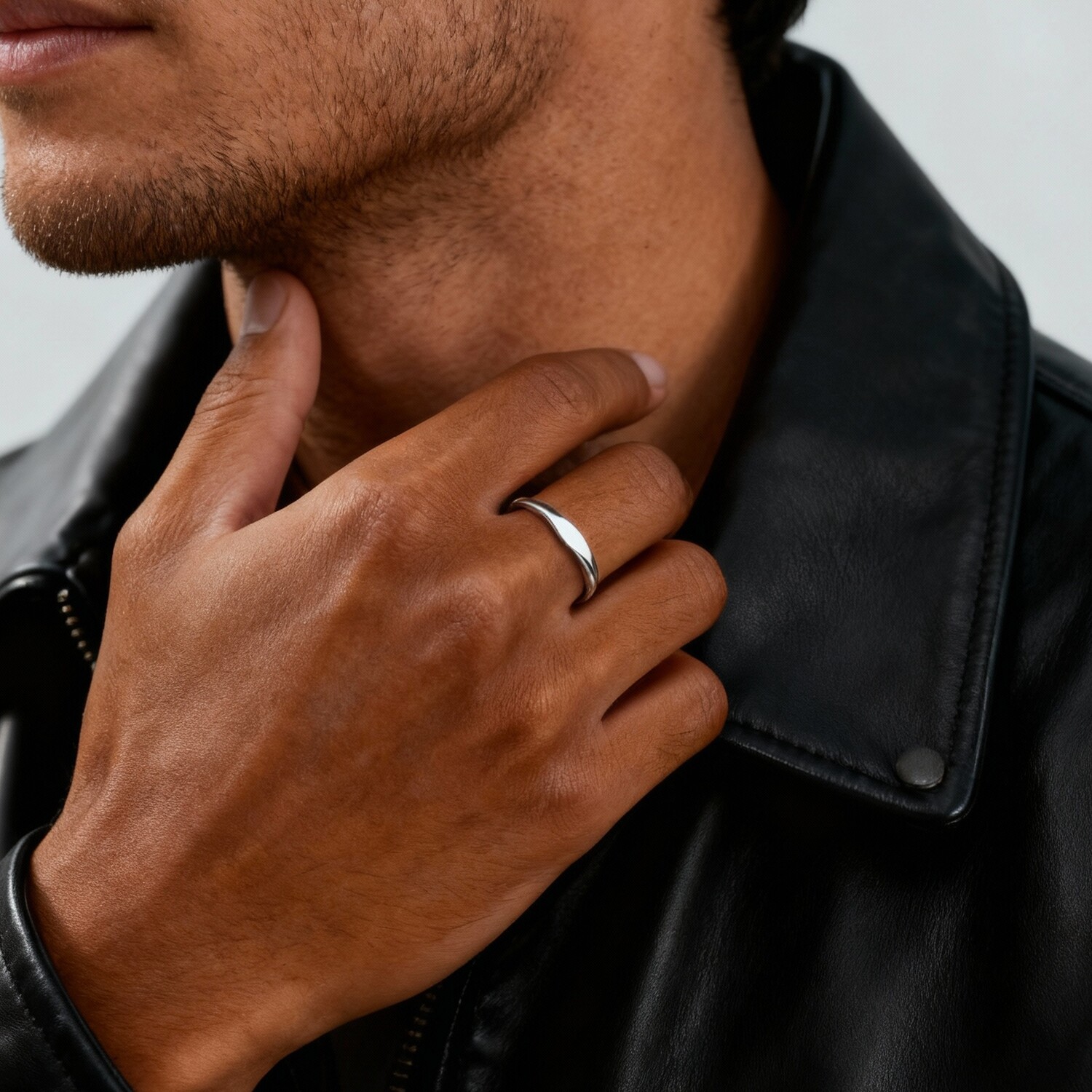 Minimalist Couple Ring for Men – Initial Ring Custom Bewertung und Preis