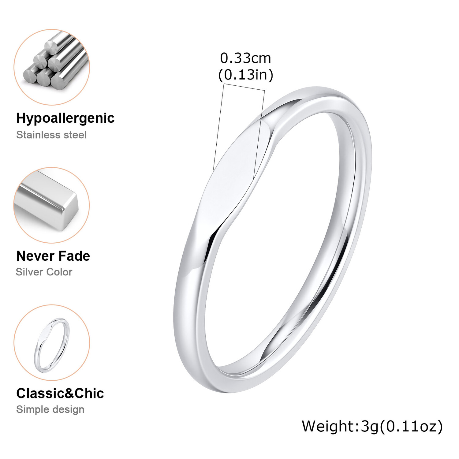 Minimalist Couple Ring for Men – Initial Ring Custom Bewertung und Preis