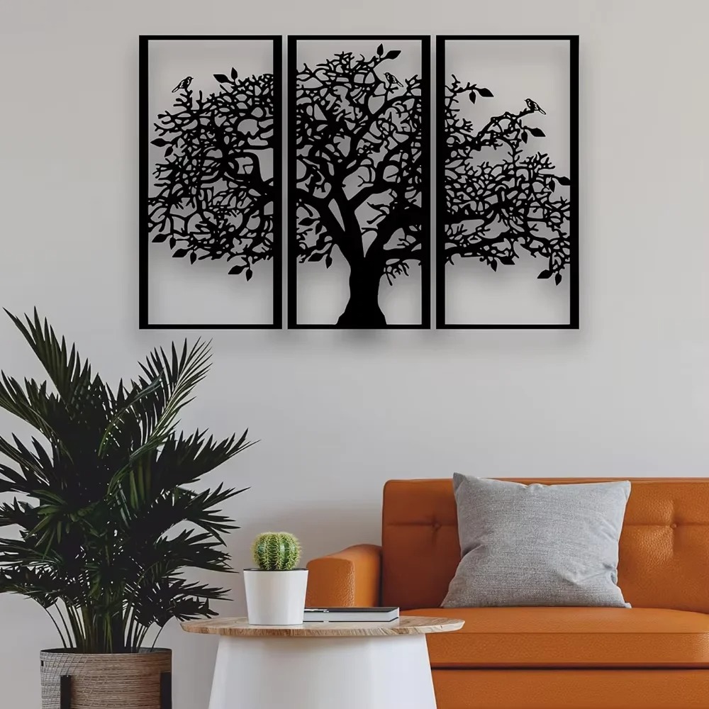 3Pcs Family Tree Metal Wall De – Family Tree Print Bewertung und Preis