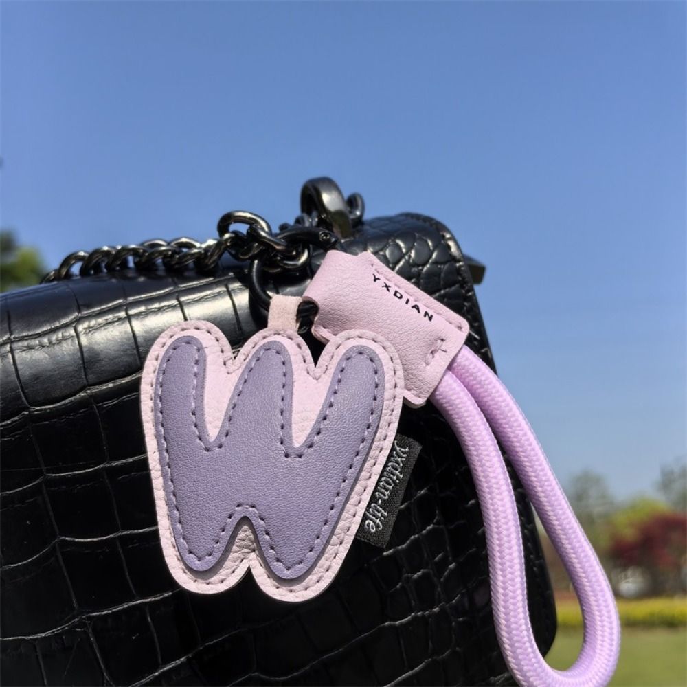 Sweet 26 Letter Keychain PU Le – Monogram Keychain Leather Bewertung und Preis