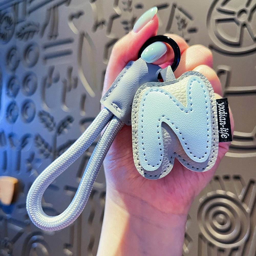 Sweet 26 Letter Keychain PU Le – Monogram Keychain Leather Bewertung und Preis