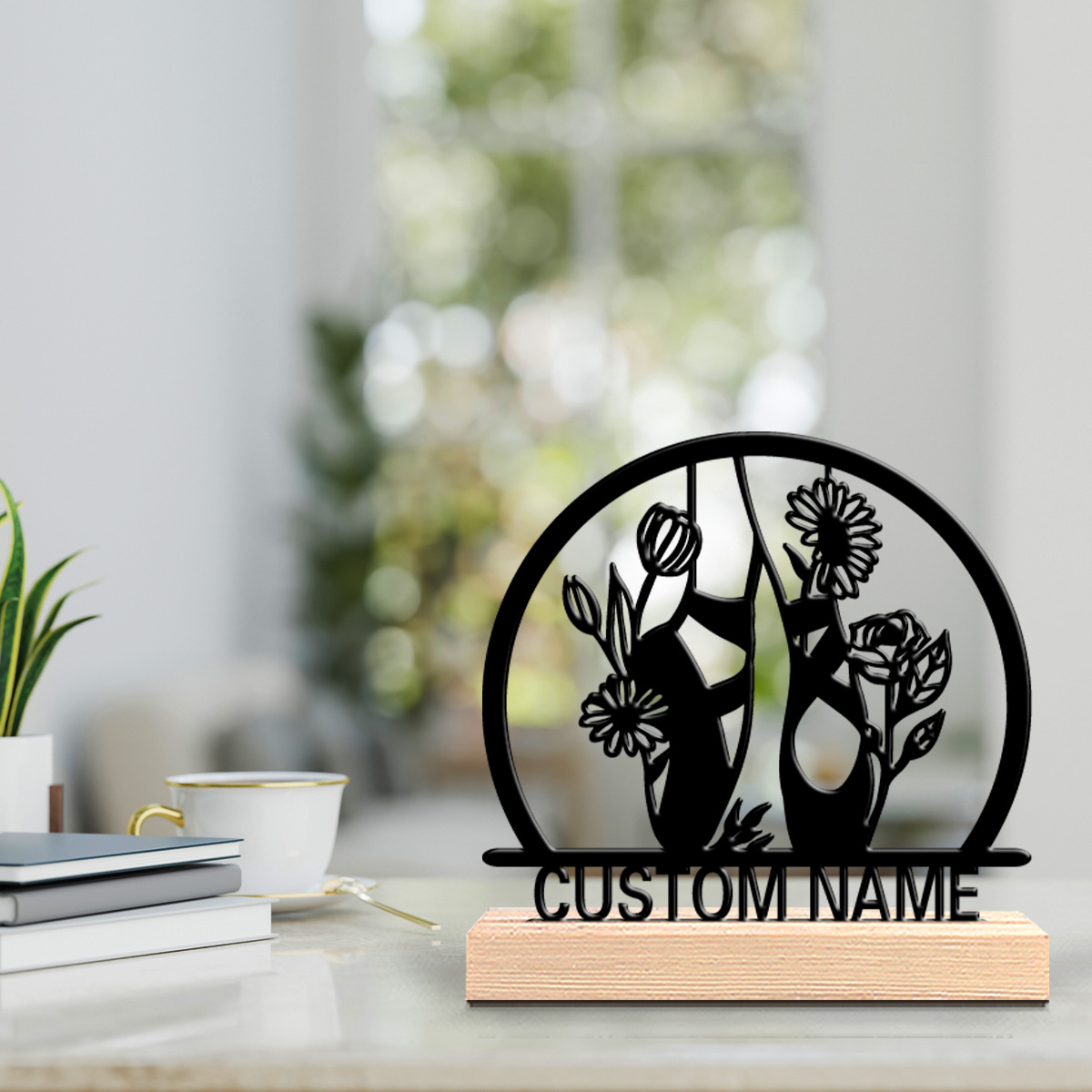 1pc beautiful personalized bal – Engraved Wood Frame Bewertung und Preis