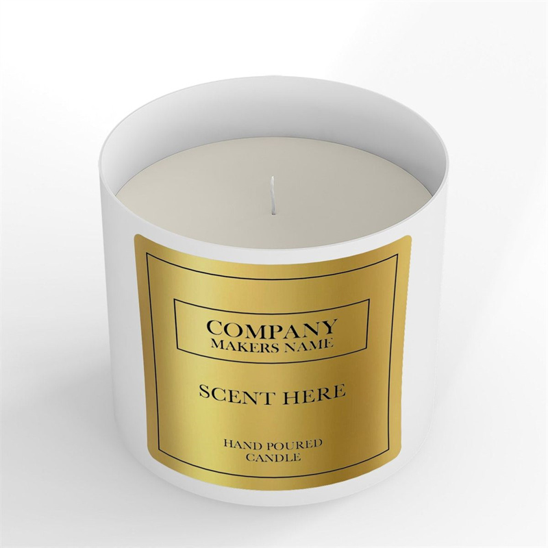 Custom 3D Embossed Gold Foil A – Personalised Candle Label Bewertung und Preis