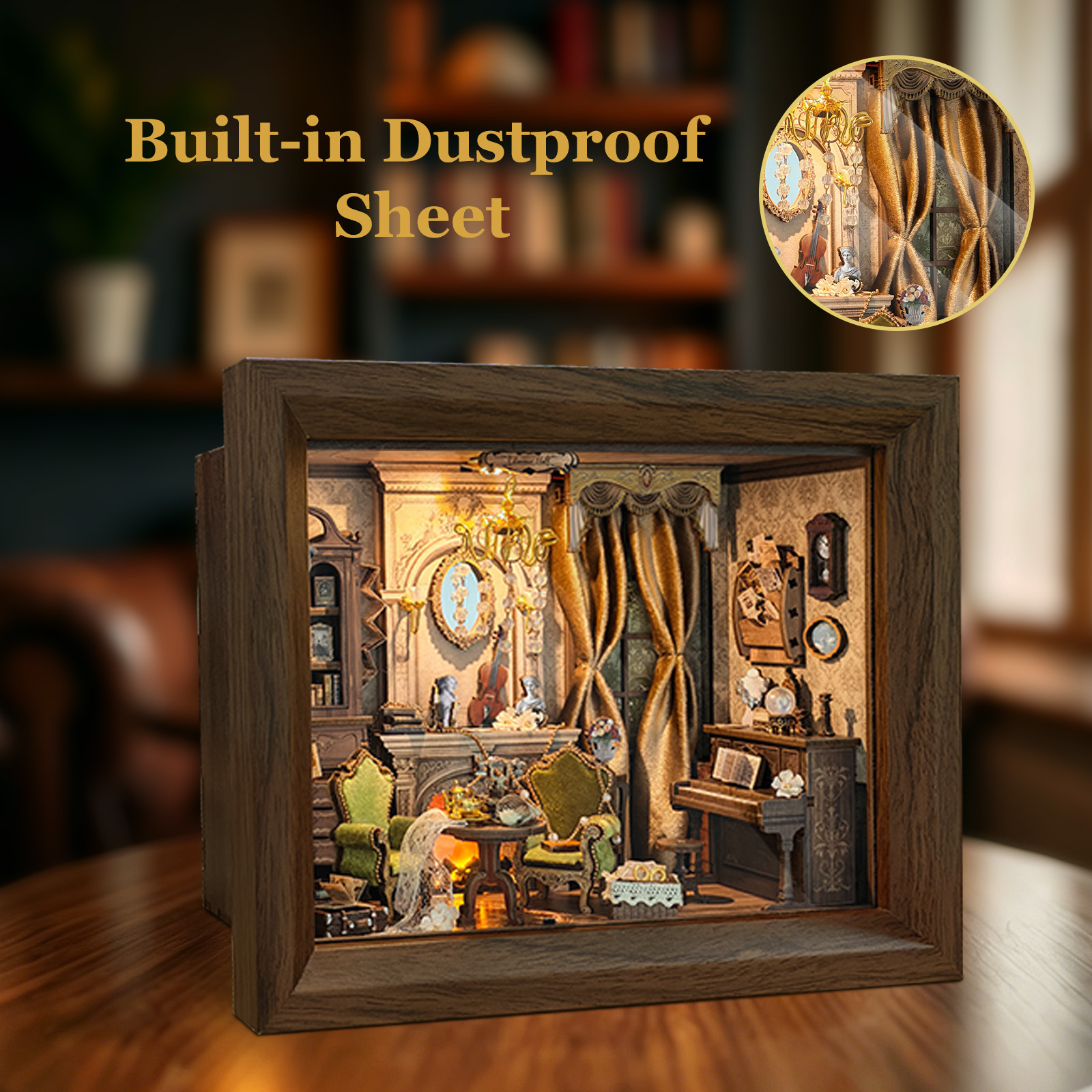 DIY Wooden Miniature Model Kit – Engraved Wood Frame Bewertung und Preis