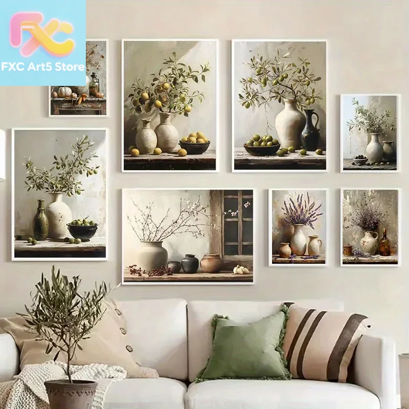 1pc frameless 1pc  Retro Still – Family Tree Print Bewertung und Preis
