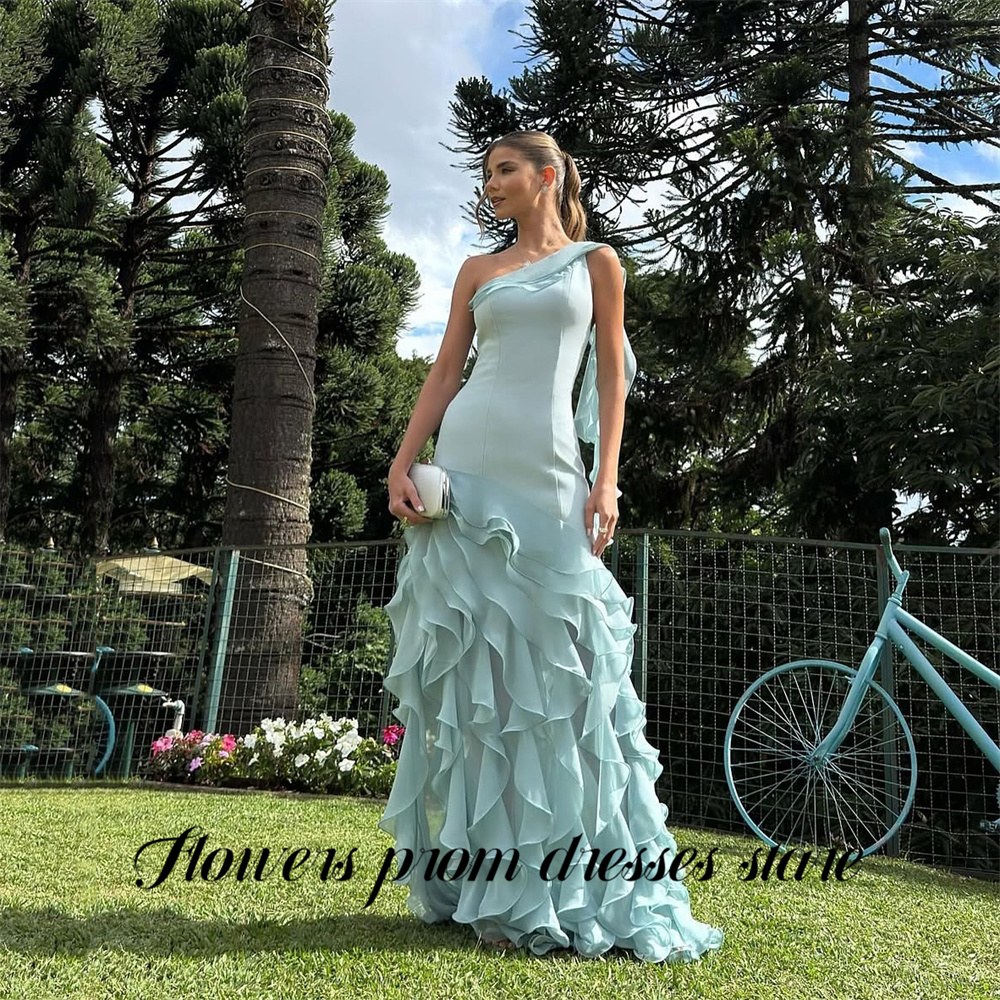 Flowers Sky Blue Party Dress L – Custom Night Sky Bewertung und Preis