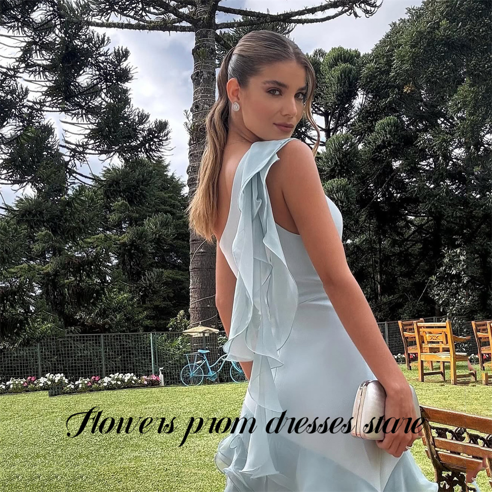 Flowers Sky Blue Party Dress L – Custom Night Sky Bewertung und Preis
