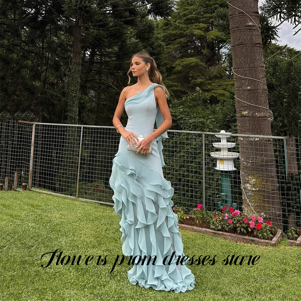 Flowers Sky Blue Party Dress L – Custom Night Sky Bewertung und Preis